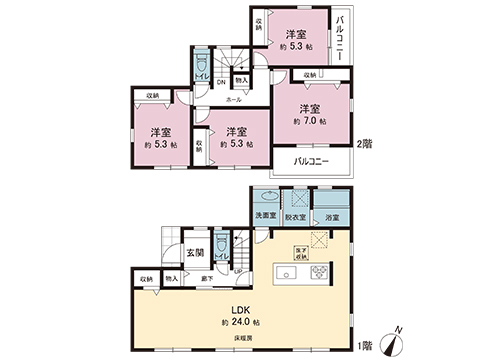 新築戸建 横浜市青葉区荏田西２丁目 東急田園都市線江田駅 9,380万円