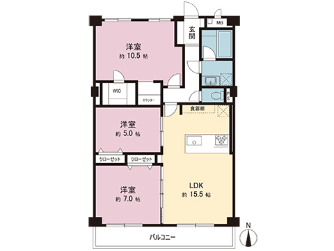 中古マンション 千葉市中央区東千葉１丁目 JR総武本線東千葉駅 2,480万円