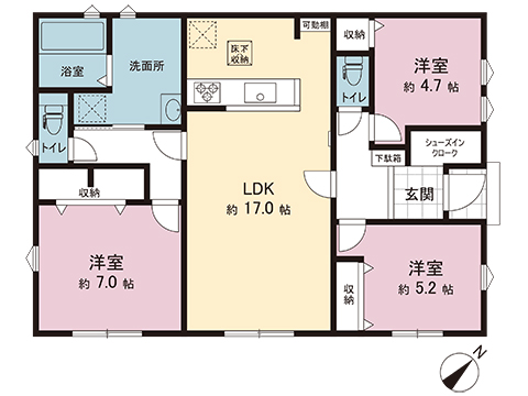 新築戸建 千葉市緑区越智町 JR外房線誉田駅 3,399万円