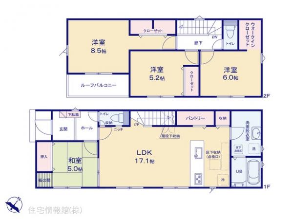 新築戸建 千葉県野田市柳沢325-3 東武野田線愛宕駅 3,380万円