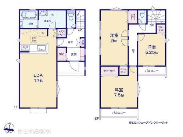 新築戸建 埼玉県草加市金明町759-9 東武伊勢崎線新田駅 5,190万円