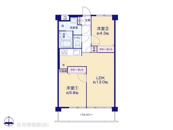 中古マンション 千葉県船橋市海神町南１丁目1673-2 JR中央・総武線西船橋駅 2,190万円