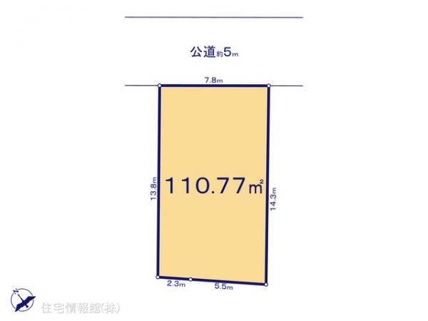 土地 千葉県船橋市高根台３丁目5-13 京成松戸線高根木戸駅 2,690万円