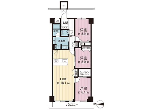 中古マンション 川崎市多摩区登戸 JR南武線登戸駅 4,990万円