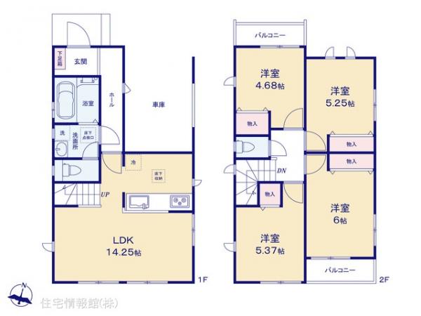 新築戸建 埼玉県草加市八幡町604-3 東武伊勢崎線新田駅 3,990万円