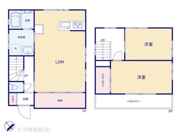 中古戸建 埼玉県川越市大字下赤坂633-36 東武東上線上福岡駅 1,290万円