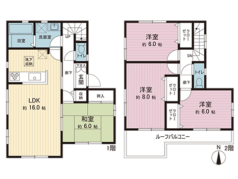 中古戸建 小田原市小八幡１丁目 JR東海道本線(東京〜熱海)鴨宮駅 2,799万円