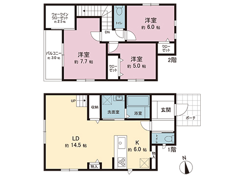 中古戸建 さいたま市見沼区大字中川 JR東北本線 (宇都宮線）さいたま新都心駅 3,300万円
