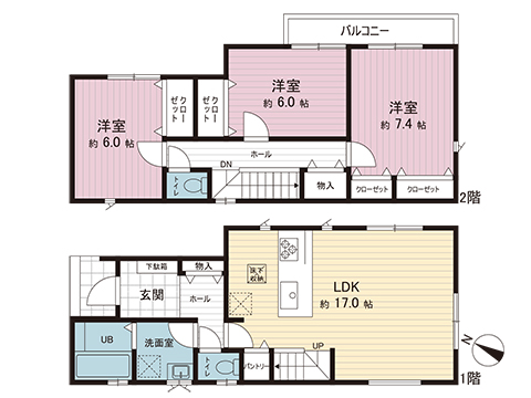新築戸建 海老名市国分北３丁目 相鉄本線かしわ台駅 4,490万円