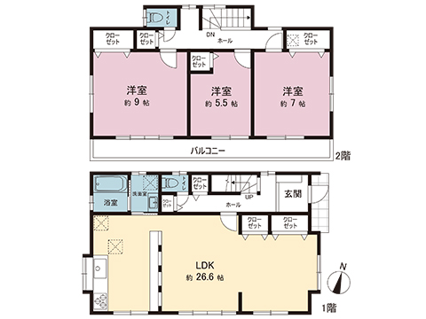 中古戸建 藤沢市長後 小田急江ノ島線長後駅 3,397万円