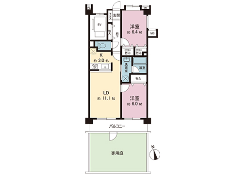 中古マンション 千葉市中央区椿森６丁目 JR総武本線東千葉駅 2,180万円