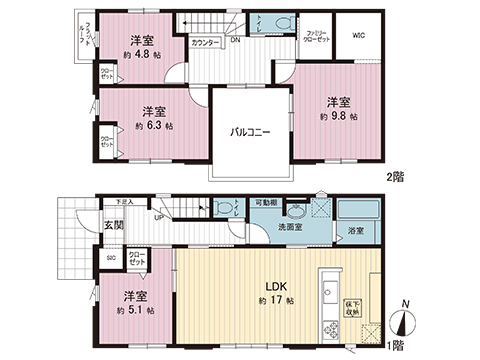新築戸建 千葉市緑区あすみが丘東２丁目 JR外房線土気駅 4,698万円