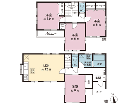 中古戸建 さいたま市緑区大字三室 JR京浜東北線与野駅 2,749万円
