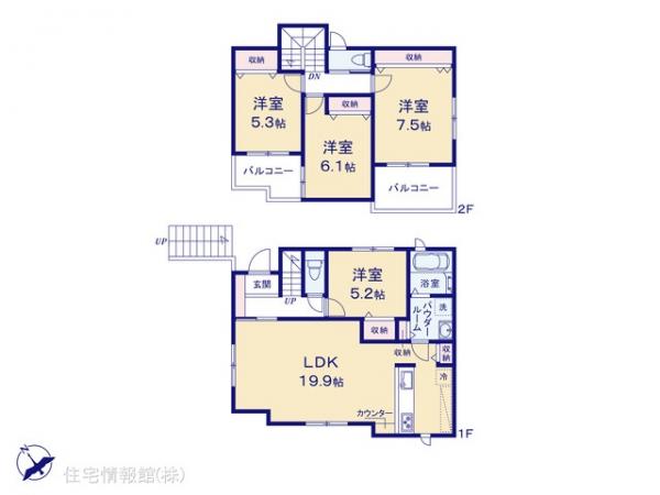 新築戸建 神奈川県横浜市青葉区美しが丘西３丁目13-6 東急田園都市線たまプラーザ駅 8,280万円