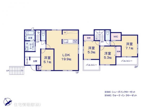 新築戸建 神奈川県横浜市青葉区美しが丘西３丁目13-6 東急田園都市線たまプラーザ駅 8,280万円
