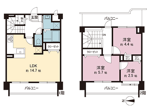 中古マンション 海老名市国分南３丁目 相鉄本線海老名駅 3,097万円