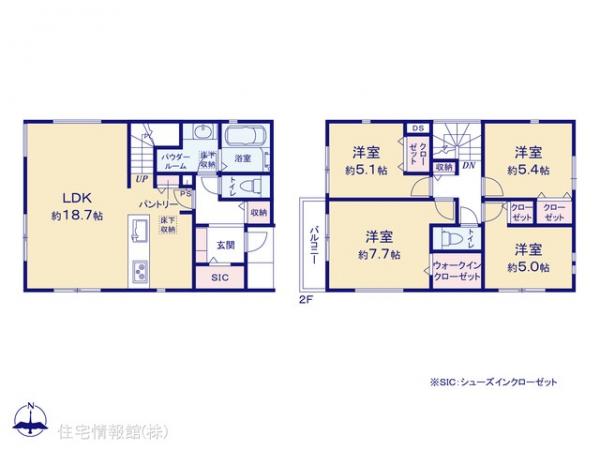 新築戸建 神奈川県横浜市戸塚区下倉田町1756-83 JR東海道本線(東京〜熱海)戸塚駅 5,380万円