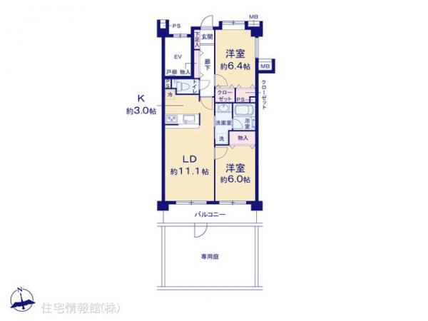 中古マンション 千葉県千葉市中央区椿森６丁目7-28 JR総武本線東千葉駅 2,180万円