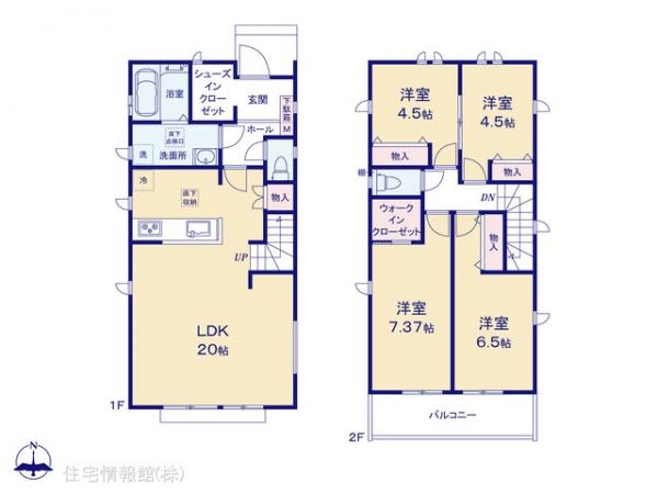 新築戸建 東京都昭島市宮沢町２丁目5-28 JR青梅線昭島駅 5,090万円