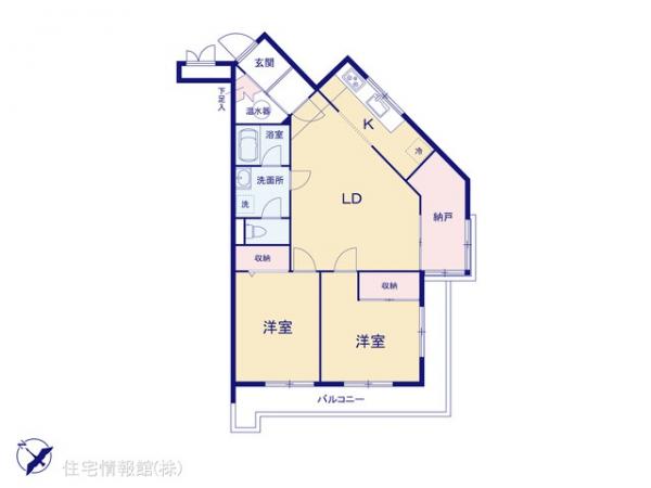 中古マンション 神奈川県横浜市保土ケ谷区峰沢町83-5 横浜市営地下鉄ブルーライン三ツ沢上町駅 1,980万円