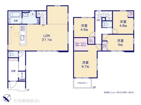 新築戸建 千葉県千葉市中央区仁戸名町266-2 京成千原線大森台駅 3,677万円