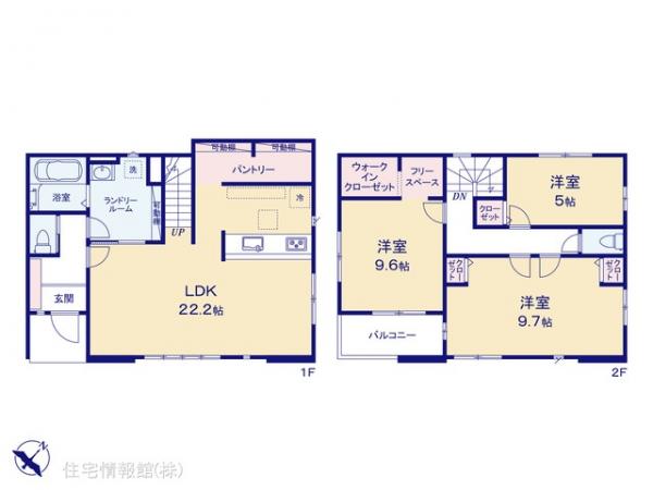 新築戸建 千葉県千葉市中央区仁戸名町266-2 京成千原線大森台駅 3,477万円