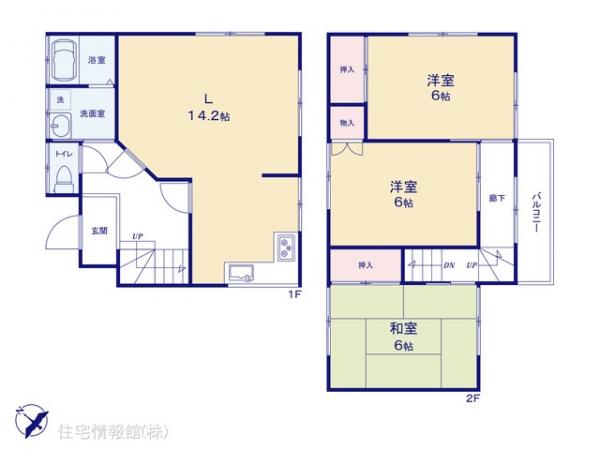 中古戸建 埼玉県川越市かし野台２丁目25-10 西武新宿線南大塚駅 1,880万円