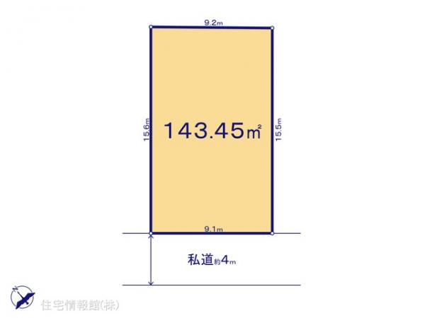 土地 千葉県松戸市稔台１丁目54-11 JR武蔵野線新八柱駅 3,190万円