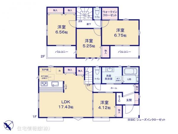 新築戸建 神奈川県横浜市旭区鶴ケ峰本町２丁目1037-3 相鉄本線鶴ヶ峰駅 5,390万円