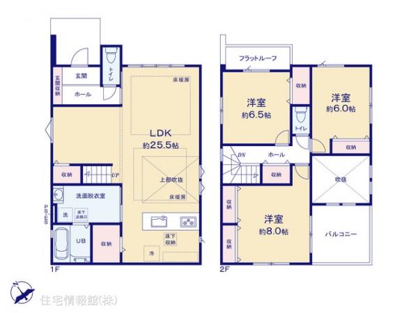 新築戸建 千葉県流山市松ケ丘６丁目400 千代田常磐線南柏駅 5,799万円