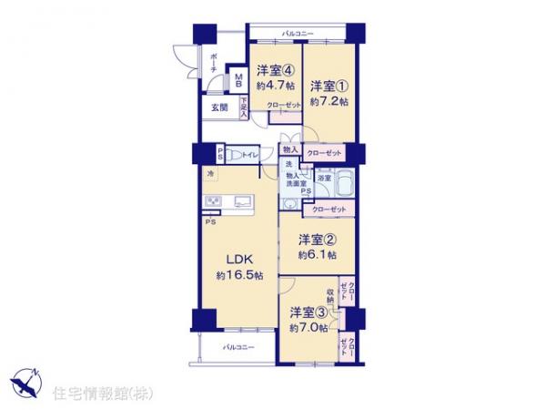 中古マンション 神奈川県横浜市港北区新横浜３丁目12-4 横浜市営地下鉄ブルーライン新横浜駅 9,498万円