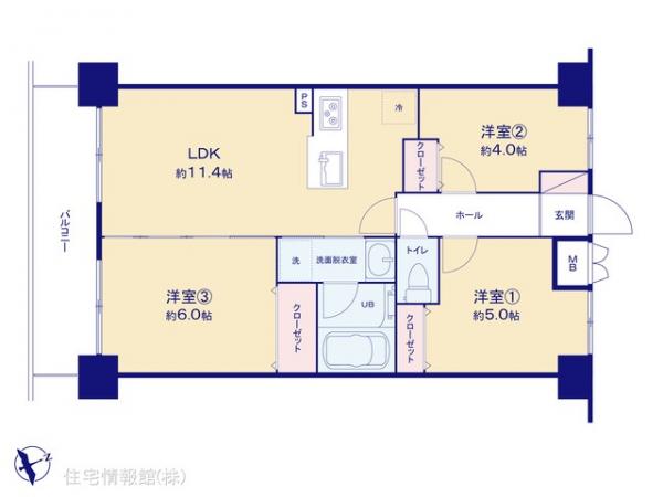 中古マンション 神奈川県横浜市磯子区磯子２丁目9-16 JR根岸線磯子駅 2,998万円