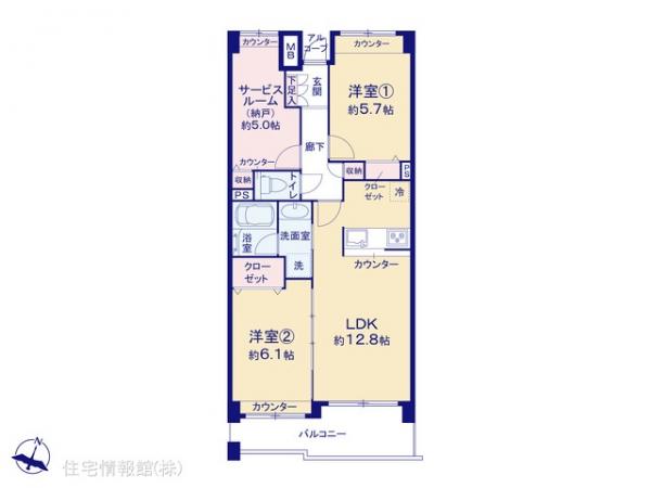 中古マンション 神奈川県横浜市南区別所５丁目26-24 京急本線上大岡駅 2,699万円