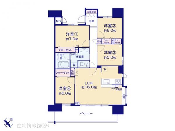 中古マンション 千葉県千葉市中央区千葉港3-21 JR京葉線千葉みなと駅 4,590万円