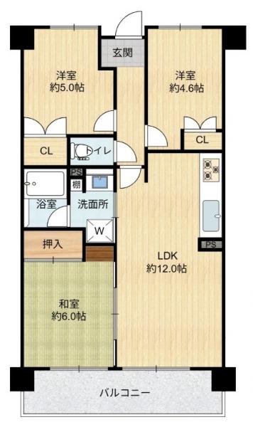 中古マンション 大阪市旭区高殿2丁目18-13 おおさか東線城北公園通駅 2,980万円