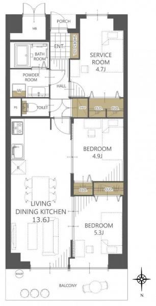 中古マンション 守口市八雲東町２丁目82-21 大阪メトロ谷町線大日駅 3,290万円