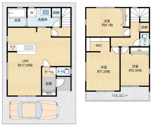 新築戸建 門真市島頭４丁目 京阪本線大和田駅 3,680万円