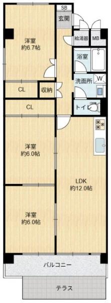 中古マンション 大阪市城東区成育２丁目 京阪本線野江駅 2,288万円