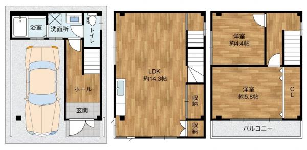 中古戸建 大阪市旭区清水1丁目 京阪本線千林駅 2,180万円