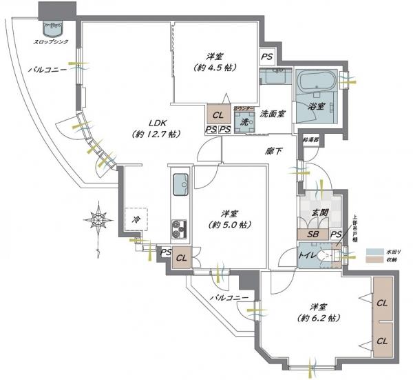 中古マンション 大阪市鶴見区鶴見５丁目2-28 大阪メトロ長堀鶴見緑地線今福鶴見駅 4,980万円