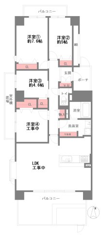 中古マンション 大阪市都島区友渕町１丁目5-13 JRおおさか東線城北公園通駅 4,598万円