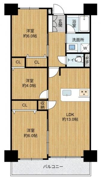 中古マンション 大阪市鶴見区緑１丁目12-17 大阪メトロ今里筋線新森古市駅 3,599万円