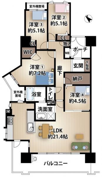 中古マンション 大阪市都島区友渕町1丁目 大阪メトロ谷町線都島駅 6,998万円