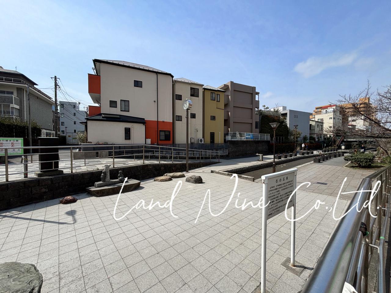 古石場川親水公園 石の広場