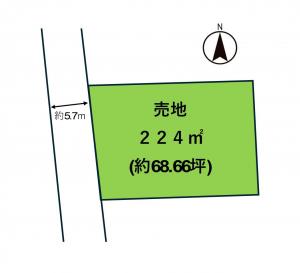 土地 日光市板橋897-102、897-154 JR日光線下野大沢駅 1800000