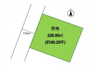 土地 宇都宮市緑３丁目11-26 東武宇都宮線西川田駅 18460000