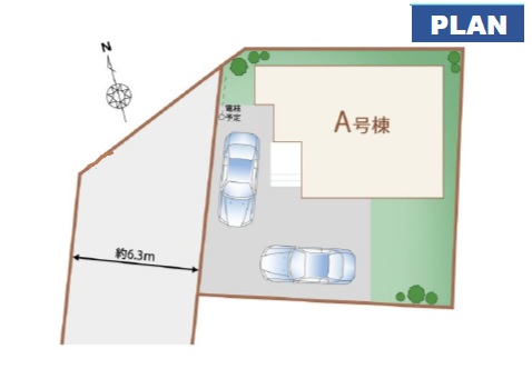 新築戸建 宇都宮市鶴田町453-47 JR日光線鶴田駅 3,090万円
