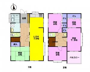 中古戸建 宇都宮市富士見が丘１丁目3-8 JR東北本線（宇都宮線）宇都宮駅 16000000