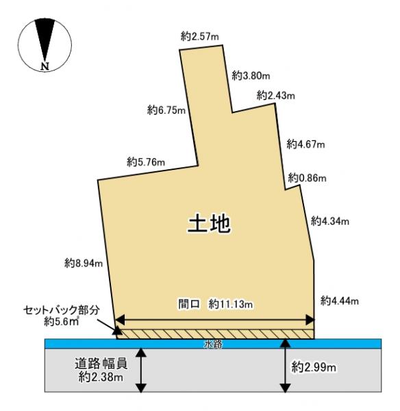土地 天理市柳本町 JR桜井線柳本駅 400万円