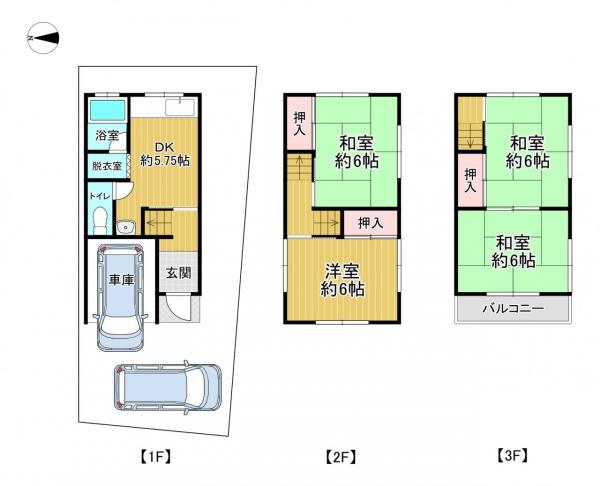 中古戸建 大和郡山市西田中町571-9 JR関西本線大和小泉駅 450万円